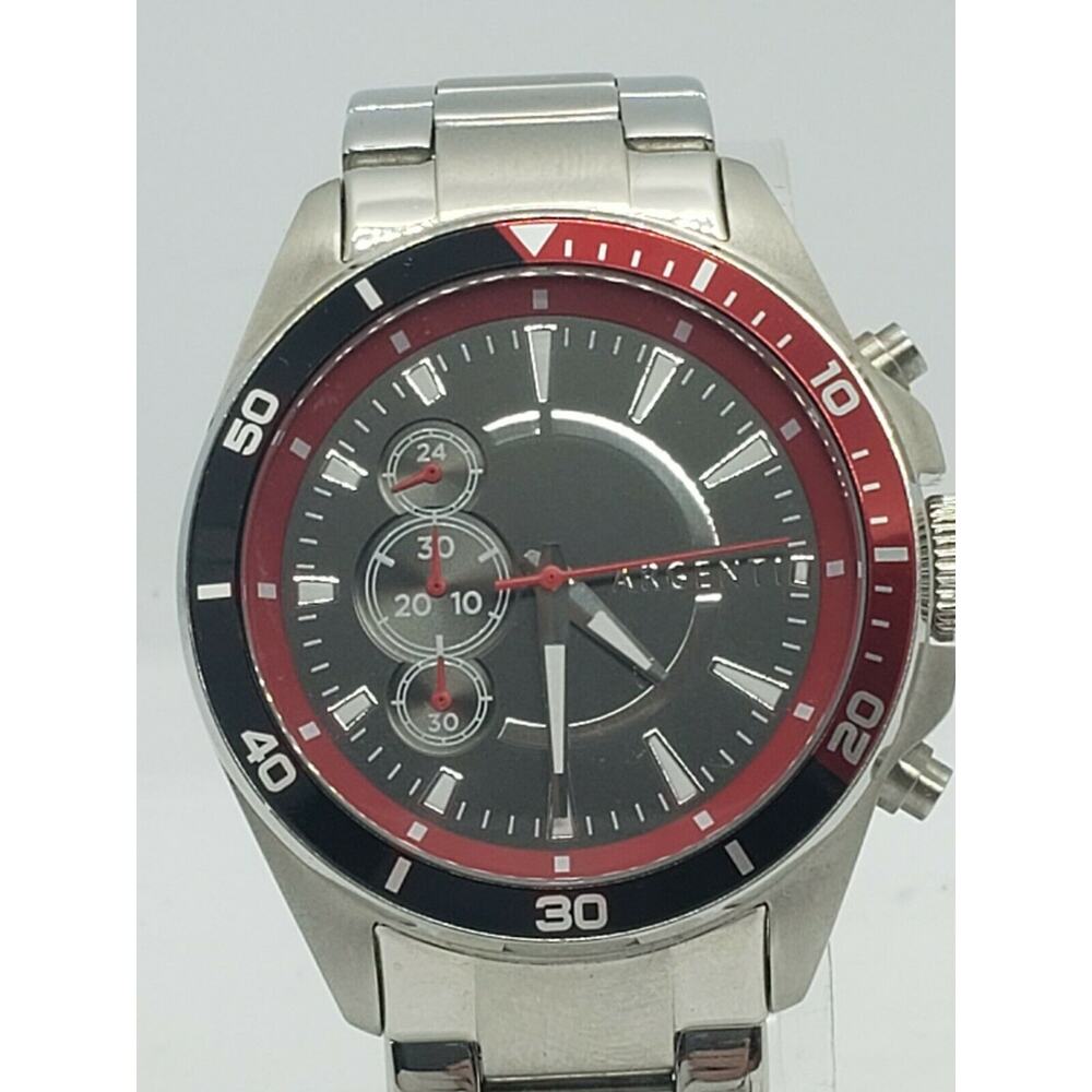 Argenti Mens Stainless Chronograph Watch